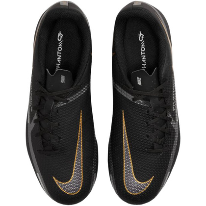 Czarne buty piłkarskie korki Nike Phantom GT2 Academy FG/MG DC0812 007 - Junior