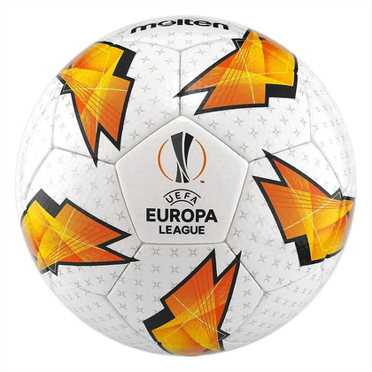 Biało-pomarańczowa piłka nożna Molten Europa League OMB r5