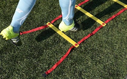 Żółta drabinka koordynacyjna 6m Yakimasport 100067