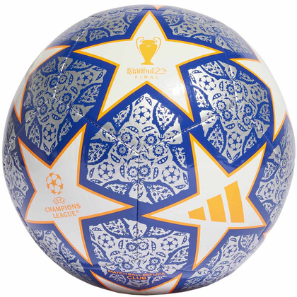 Granatowo-srebrna piłka nożna Adidas UCL Club Istanbul HZ6928