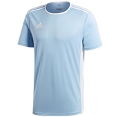 Błękitna koszulka Adidas Entrada 18 CD8414