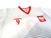 Komplet piłkarski Reda Polska Lewandowski 2018 junior biało-czerwony