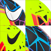 Żółto-czarna piłka nożna Nike Strike SC3639-702 r4