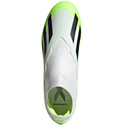 Biało-seledynowe buty korki Adidas X Crazyfast.3 LL HQ4515