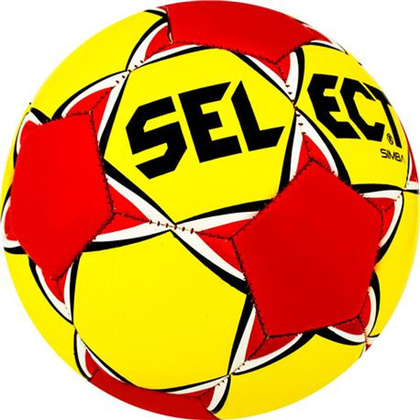 Żółto-czerwona piłka nożna Select Simba r4