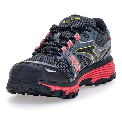 Czarno-fuksjowe buty trekkingowe Joma Shock Lady 2322 TKSHLW2322