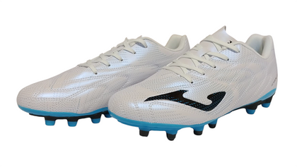 Biało-niebieskie buty piłkarskie Joma Evolution 2532 EVJW2532FG