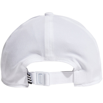 Biała czapka z daszkiem Adidas Aeroready Baseball Cap 3 Stripes GM4511 - męska