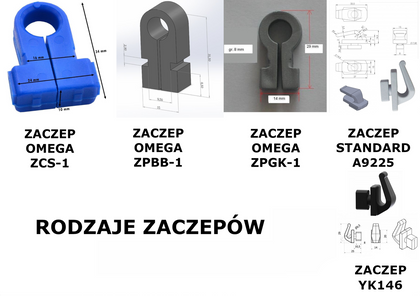 Zaczep okrągły , zapinka do siatki bramki (1 szt.) 03963