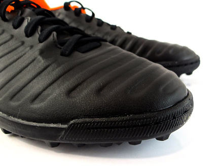 Czarne buty piłkarskie na orlik Nike TiempoX Legend Club TF AH7261-080 JR