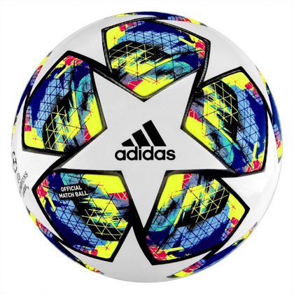 Biała piłka nożna Adidas Finale 19 DY2560 OMB rozmiar 5
