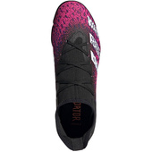 Czarno-różowe buty piłkarskie turfy Adidas Predator Freak.3 TF FW7533 - Junior