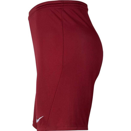 Bordowe spodenki Nike Park III BV6855 677