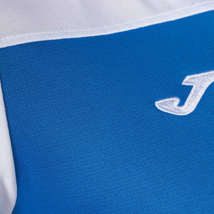 Niebiesko-biała koszulka polo Joma Hobby II 101371.702