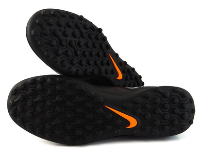 Czarne buty piłkarskie na orlik Nike TiempoX Legend Club TF AH7261-080 JR