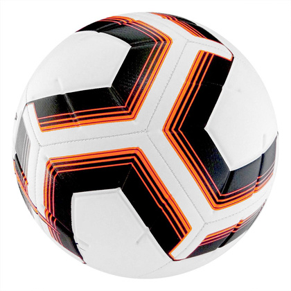 Biało-pomarańczowa piłka Nike Strike Team IMS SC3535-101 r5