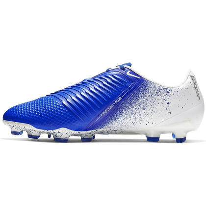 Biało-niebieskie buty piłkarskie korki Nike Phantom Venom Elite FG AO7540-104