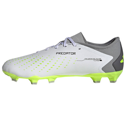 Biało-seledynowe buty piłkarskie Adidas Predator Accuracy.3 L FG GZ0014