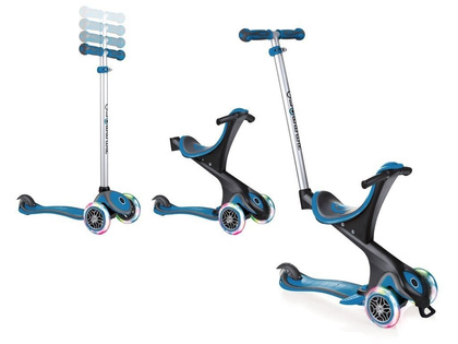 Hulajnoga 3-kołowa/ Rowerek biegowy SMJ Globber EVO COMFORT LIGHTS 459-100S 