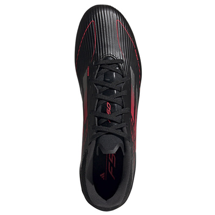 Czarno-czerwone buty piłkarskie Adidas F50 League IE1294