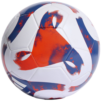 Biało-granatowa piłka nożna Adidas Tiro League TSBE HT2422