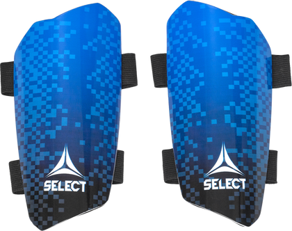 Niebieskie ochraniacze nagolenniki piłkarskie Select Shin Guards Standard