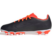 Czarno-pomarańczowe buty piłkarskie Adidas Predator League IG5440 - Junior