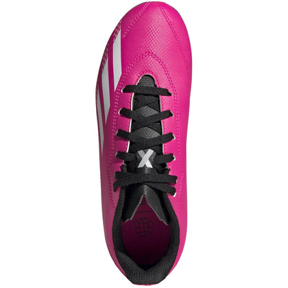 Różowo-czarne buty korki Adidas X Speedportal.4 GZ2455 - Junior