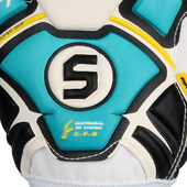 Niebiesko-białe rękawice bramkarskie Select 77 Super Grip 2015