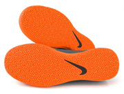 Szaro-pomarańczowe buty piłkarskie na halę Nike Hypervenom  Phantom Club IC AH7280-081