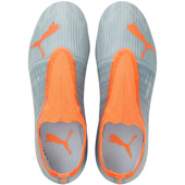 Szaro-pomarańczowe buty piłkarskie Puma Ultra 3.4 FG/AG 106738 01 - Junior