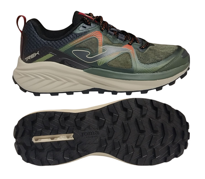 Ciemnozielone buty do biegania Joma Trek 2527 TKTREW2527
