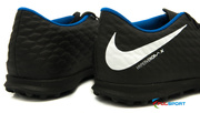Czarne buty piłkarskie na orlik Nike HypervenoM Phade TF 852585-002 JR
