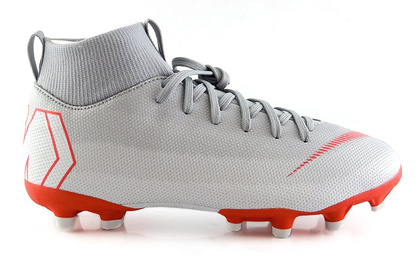 Szare buty piłkarskie Nike Mercurial Superfly Academy FG/MG AH7337-060 JR