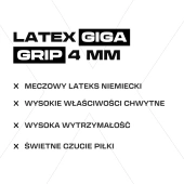 Biało-niebieskie rękawice bramkarskie Football Masters Invictus X White Blue