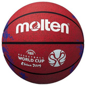 B7C1600-M9C-R Piłka do koszykówki Molten FIBA World Cup China 2019 replika / czerwona