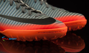 Szaro-pomarańczowe buty piłkarskie na orlik Nike Mercurial Victory CR7 DF TF 903612-001