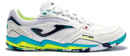 Biało-turkusowe buty halowe Joma FS 2232 FSW2232IN