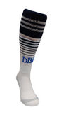 Biało-granatowe getry piłkarskie Adidas DBU G85367