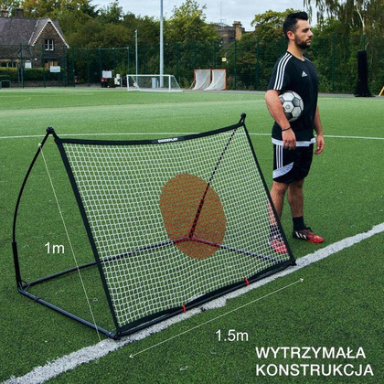 Czarny rebounder Quickplay Spot 1,5 x 1m
