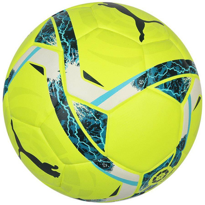 Żółta piłka nożna Puma LaLiga 1 Adrenalina Hybrid 083511 01