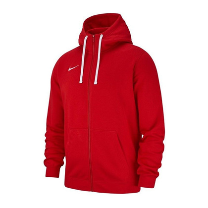 Bluza treningowa Nike Team Club Fleece Hoodie AJ1313-657 czerwono-biała
