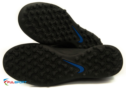 Czarne buty piłkarskie na orlik Nike HypervenoM Phade TF 852585-002 JR