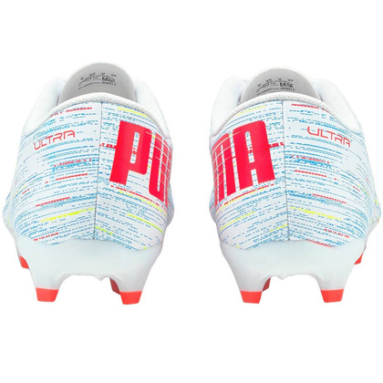 Białe buty piłkarskie Puma Ultra 4.2 FG/AG 106354 03