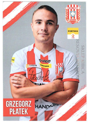 Pocztówka zawodnika - Grzegorz Płatek