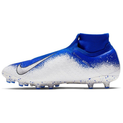 Niebiesko-białe buty piłkarskie korki Nike Phantom Vision Elite DF AG-PRO AO3261-410
