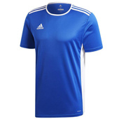 Niebieska koszulka sportowa Adidas Entrada 18 CF1037