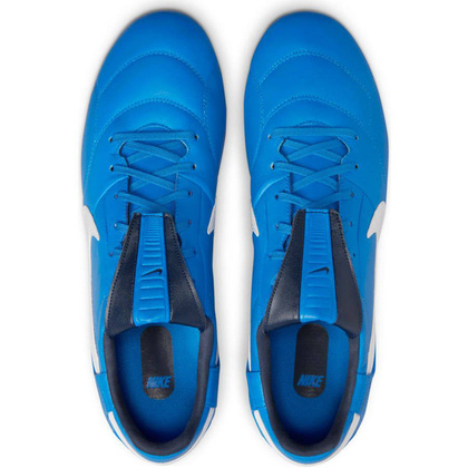 Niebieskie buty piłkarskie Nike Premier III FG AT5889 414
