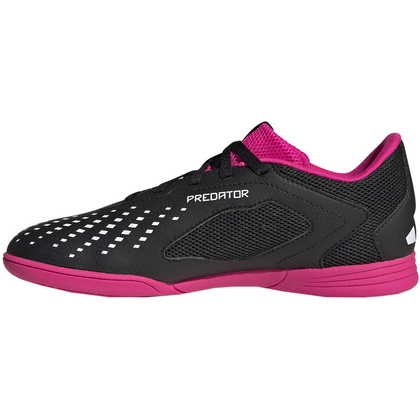 Czarno-różowe buty halowe Adidas Predator Accuracy.4 GW7088 - Junior