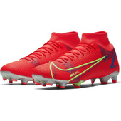Czerwone buty piłkarskie Nike Mercurial Superfly 8 Academy MG CV0843-600